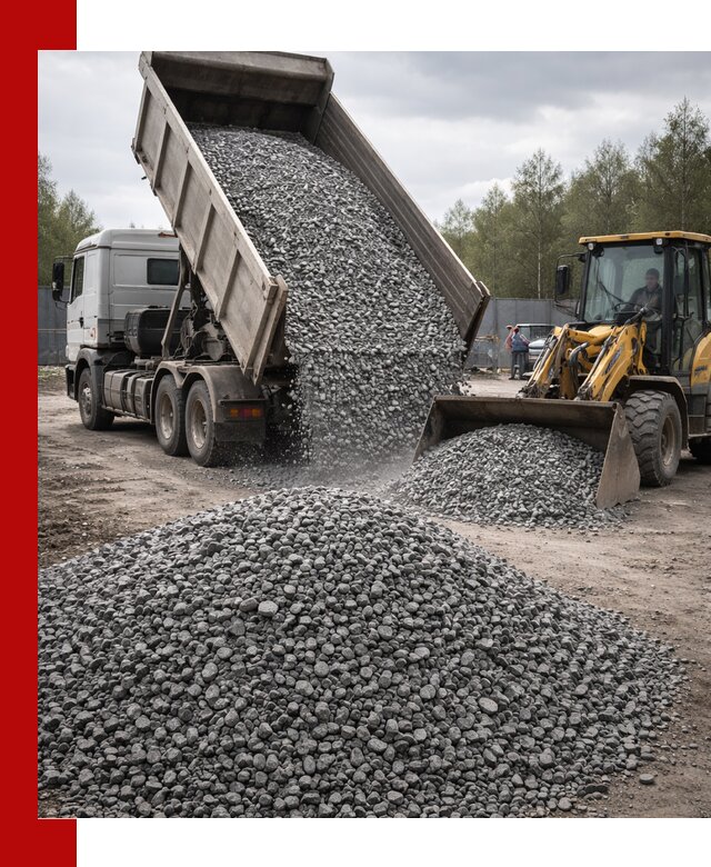 Доставка и продажа щебня гранитного в Симферополе