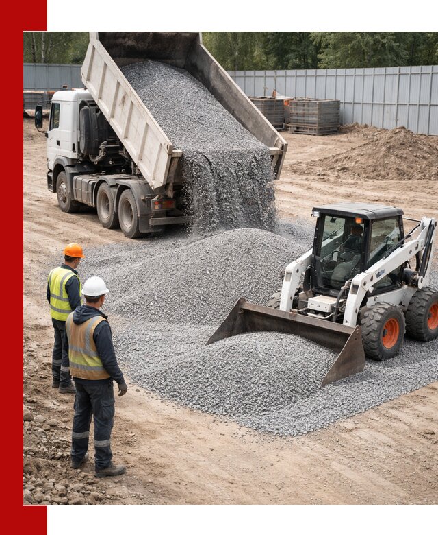 Доставка и продажа гранитного щебня фракции 0-5 в Симферополе