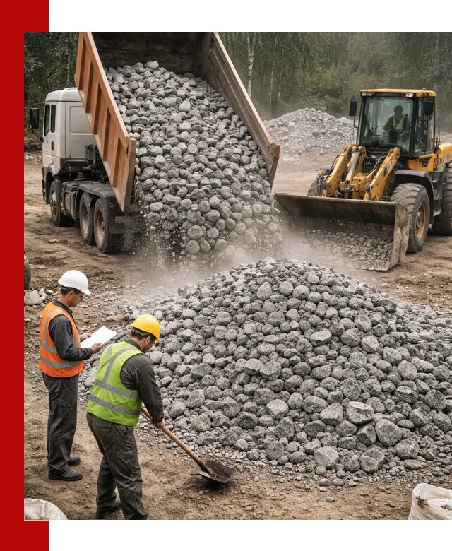 Гранитный щебень фракция 70-150 доставка в Симферополе