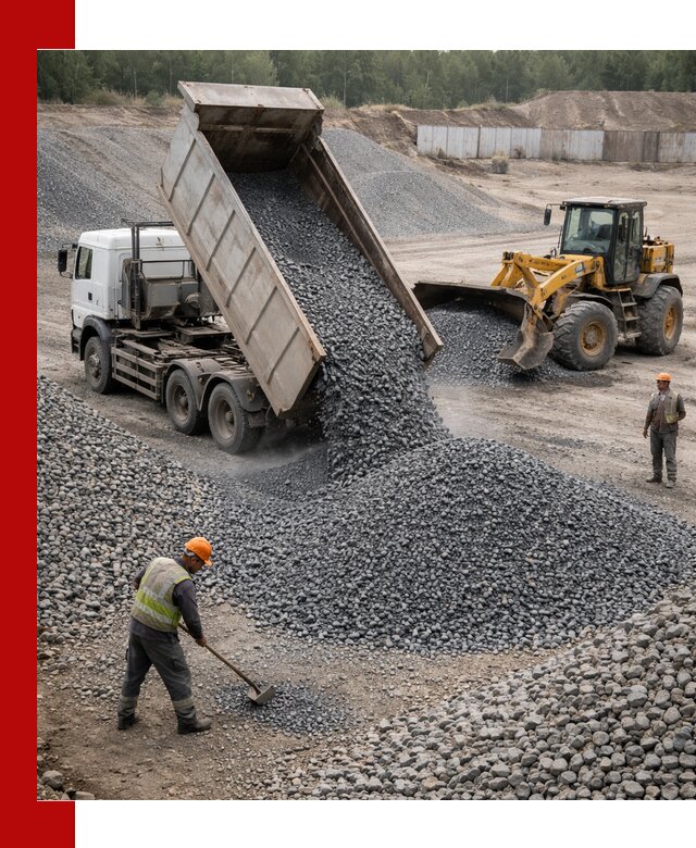 Щебень габбро-диабаз фр. 5-20 с доставкой в Симферополе