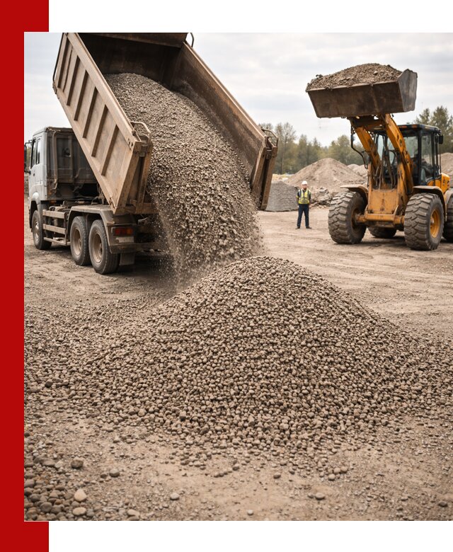 Гравийный щебень фракция 3–10 с доставкой в Симферополе
