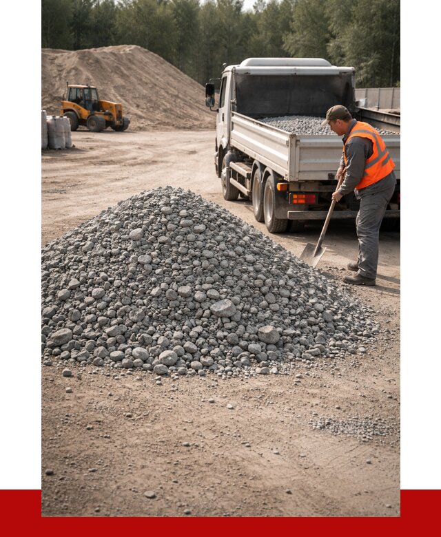 Гравийный щебень фракция 5-10 в Симферополе от 2285 р. | ПРОНЕРУДСим