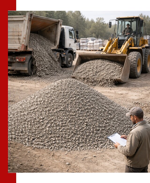 Гравийный щебень фракция 5–10 с доставкой в Симферополе