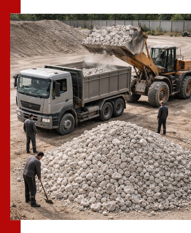 Известняковый щебень фракция 70–150 с доставкой в Симферополе