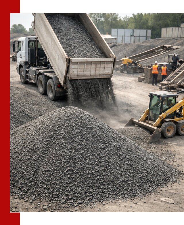 Вторичный щебень фракция 0–5 с доставкой в Симферополе