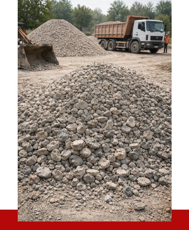 Вторичный щебень фракция 20-40 в Симферополе от 2285 р ПРОНЕРУДСим