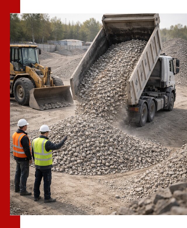 Вторичный щебень фракция 40–70 доставка в Симферополе