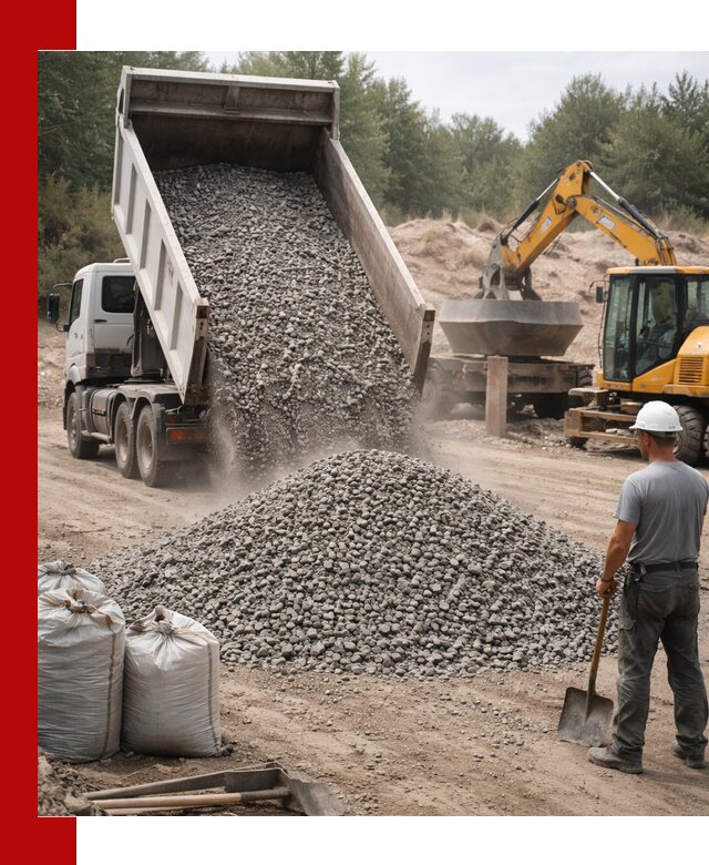 Доставка и продажа бетонного щебня в Симферополе
