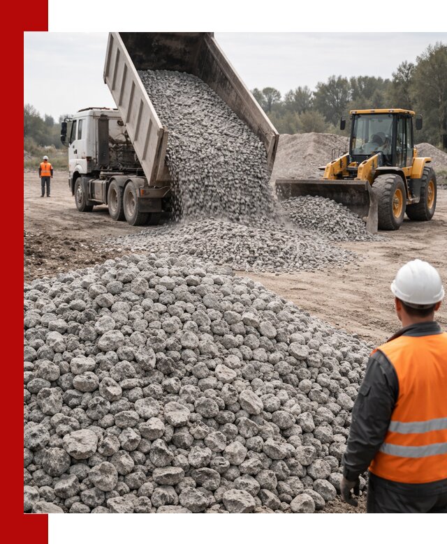 Доставка бетонного щебня фракции 20-40 в Симферополе