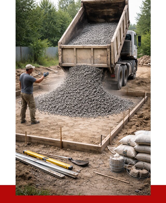 Купить щебень для фундамента в Симферополе от 4674 р. | ПРОНЕРУДСим