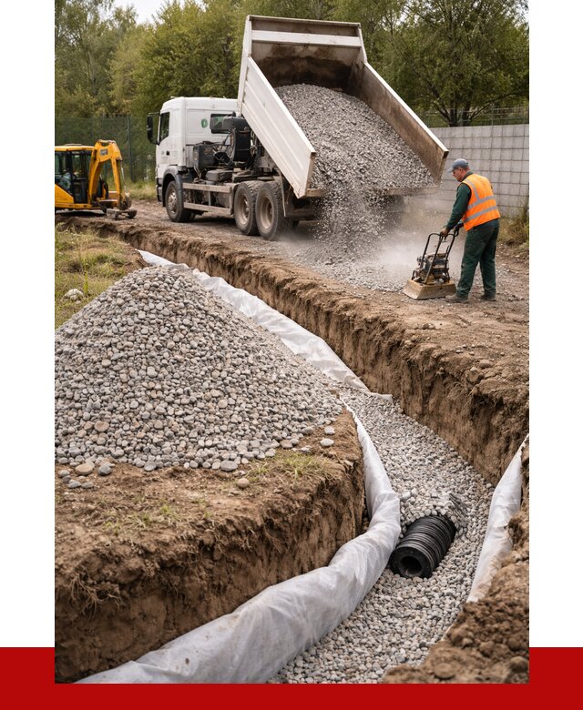 Щебень для дренажа в Симферополе от 1922 р., ПРОНЕРУДСим доставка