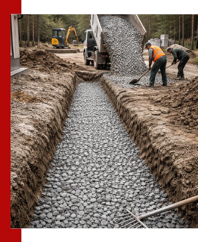 Щебень для дренажа с доставкой в Симферополе высокого качества