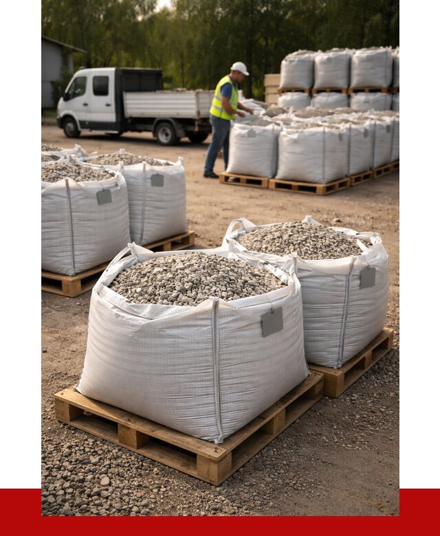 Щебень в мешках с доставкой в Симферополе от 4363 р. | ПРОНЕРУДСим
