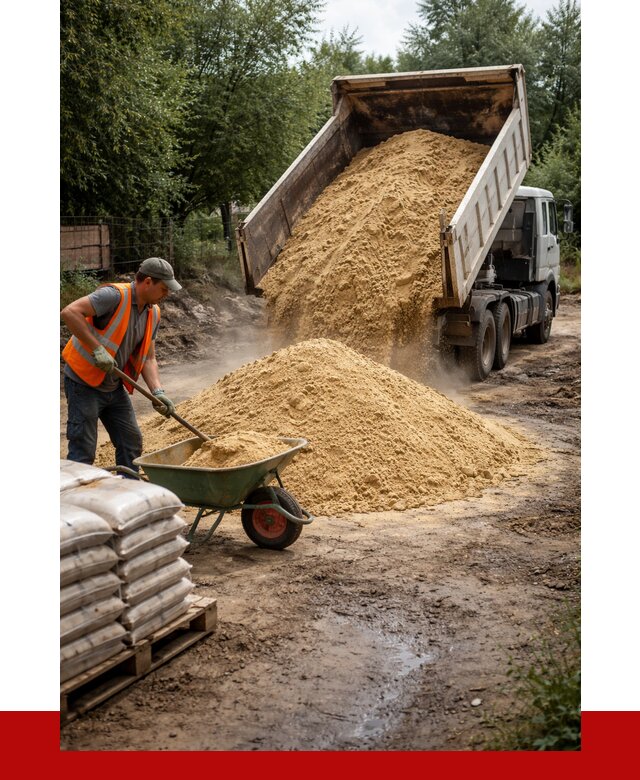 Купить песок с доставкой в Симферополе от 1870 р. | ПРОНЕРУДСим