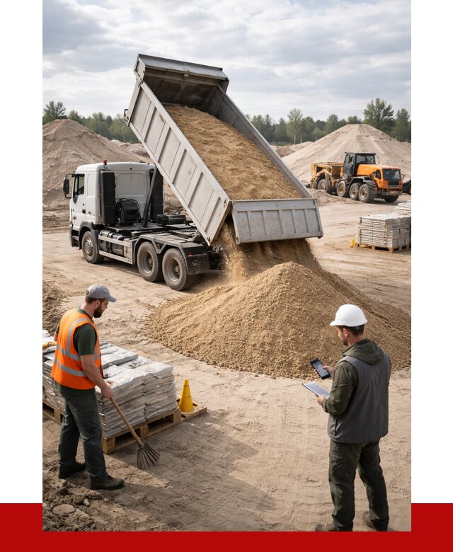 Карьерный песок с доставкой в Симферополе от 3739 р. ПРОНЕРУДСим