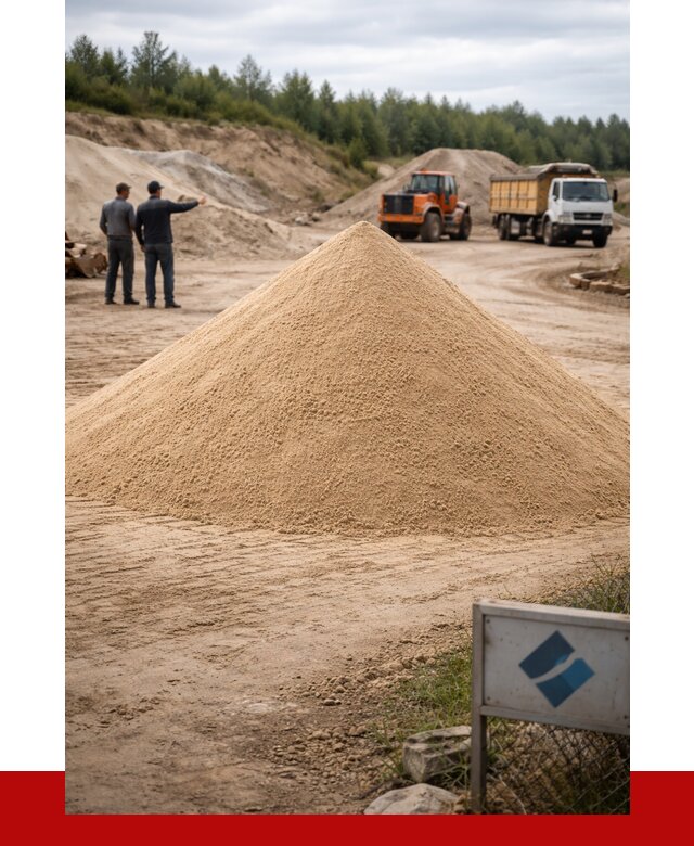 Карьерный песок навалом в Симферополе от 1870 р. | ПРОНЕРУДСим