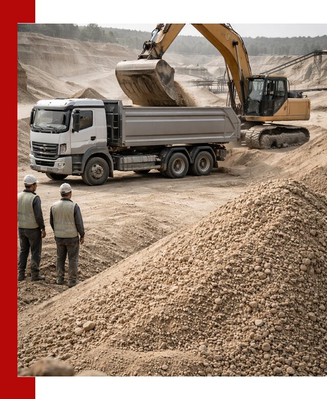 Карьерный крупнозернистый песок с доставкой в Симферополе