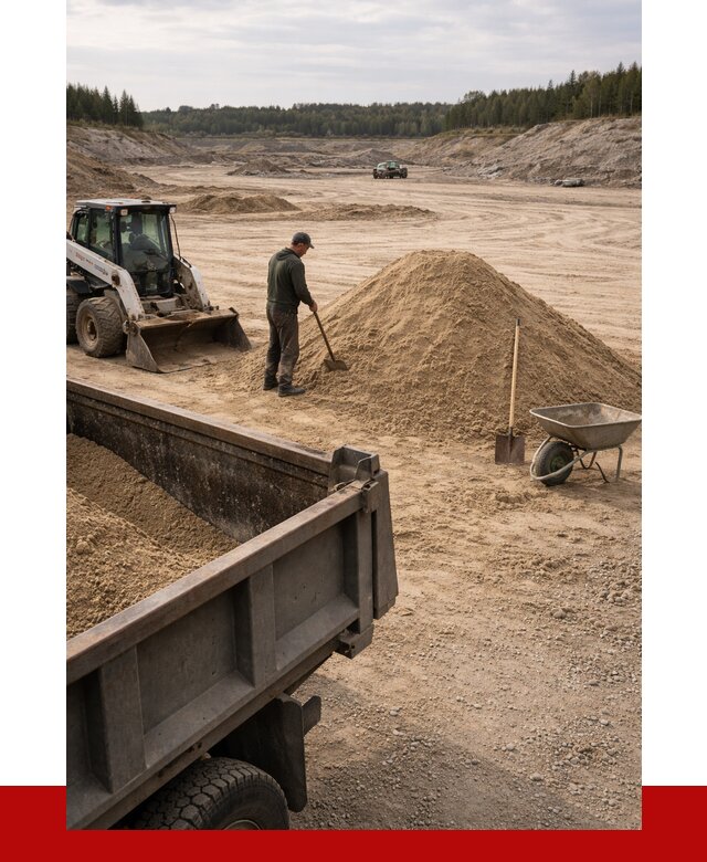 Карьерный песок среднезернистый в Симферополе, от 2285 р. ПРОНЕРУДСим