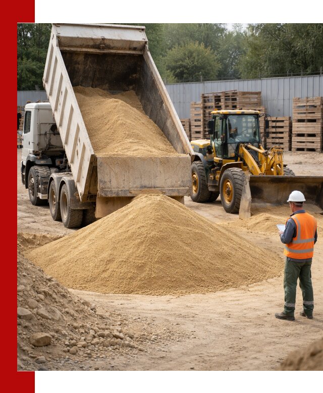 Доставка карьерного мелкозернистого песка в Симферополе