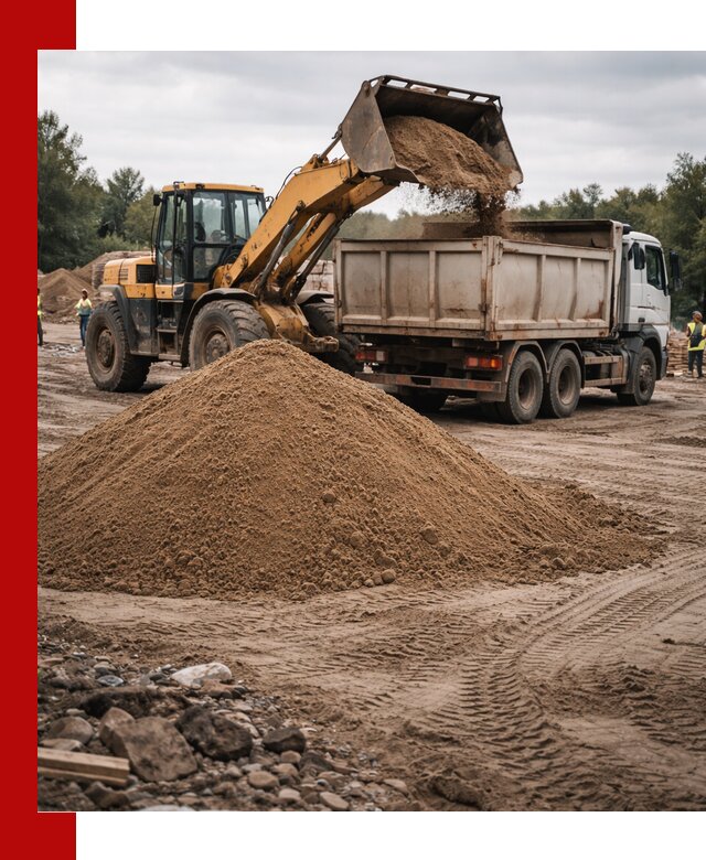 Доставка речного песка навалом в Симферополе быстро и выгодно