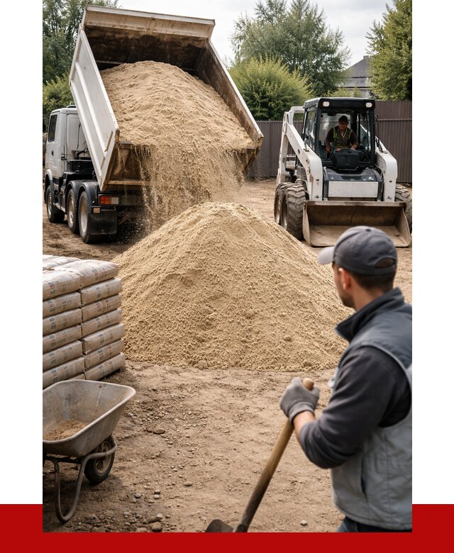 Мытый речной песок с доставкой в Симферополе от 1506 р. | ПРОНЕРУДСим