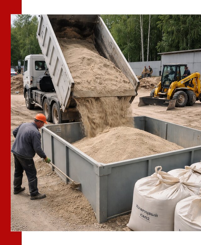 Кварцевый песок для фильтра в Симферополе — доставка и качество