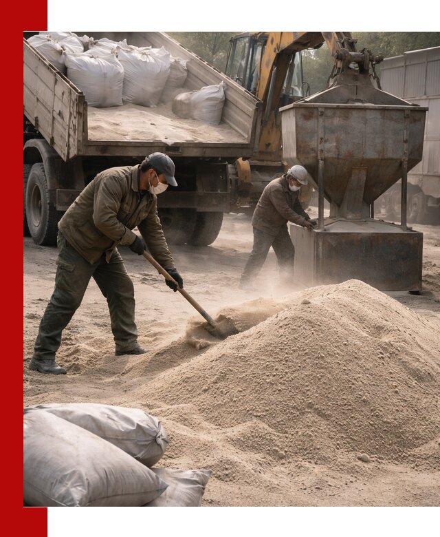 Кварцевый песок для пескоструя в Симферополе — доставка и качество