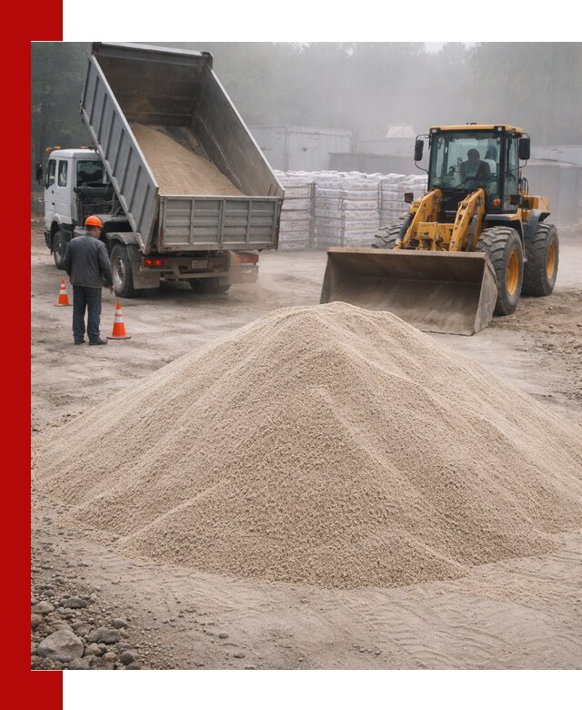 Кварцевый песок фракция 0–8 для стройработ в Симферополе