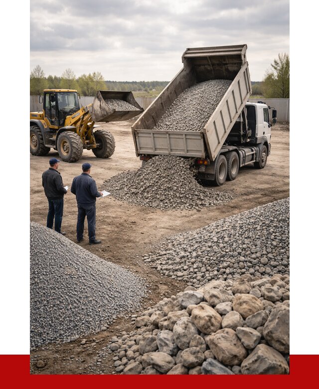 Гравий и камень с доставкой в Симферополе от 4363 р. - ПРОНЕРУДСим