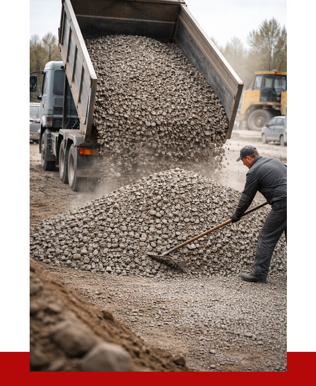 Гравий фракция 20-40 в Симферополе от 2597 р. доставка | ПРОНЕРУДСим