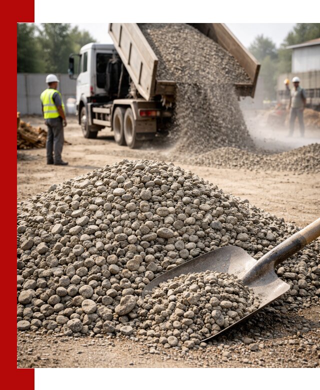 Доставка гравия фракции 20-40 в Симферополе с самосвалами