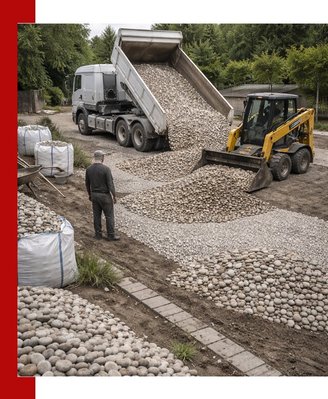 Доставка морской гальки оптом и в розницу в Симферополе