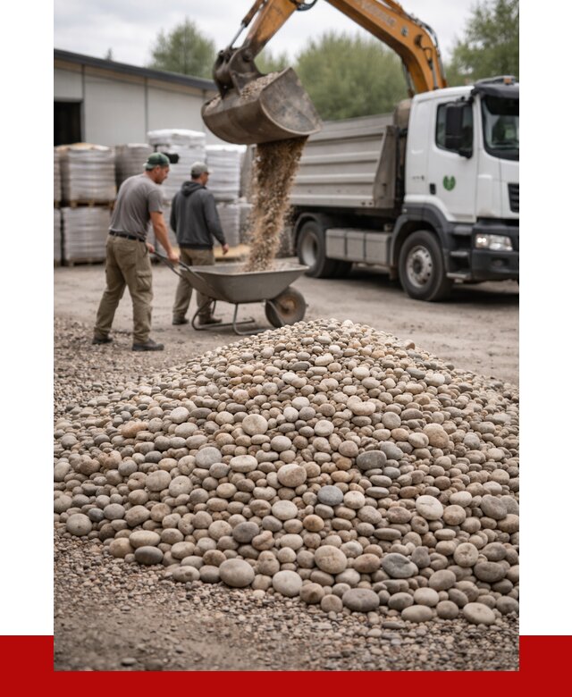 Галька декоративная в Симферополе от 3324 р. за куб | ПРОНЕРУДСим