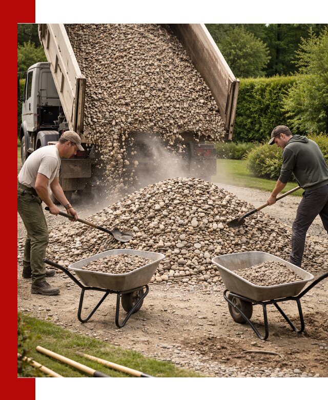 Доставка и продажа декоративной гальки в Симферополе