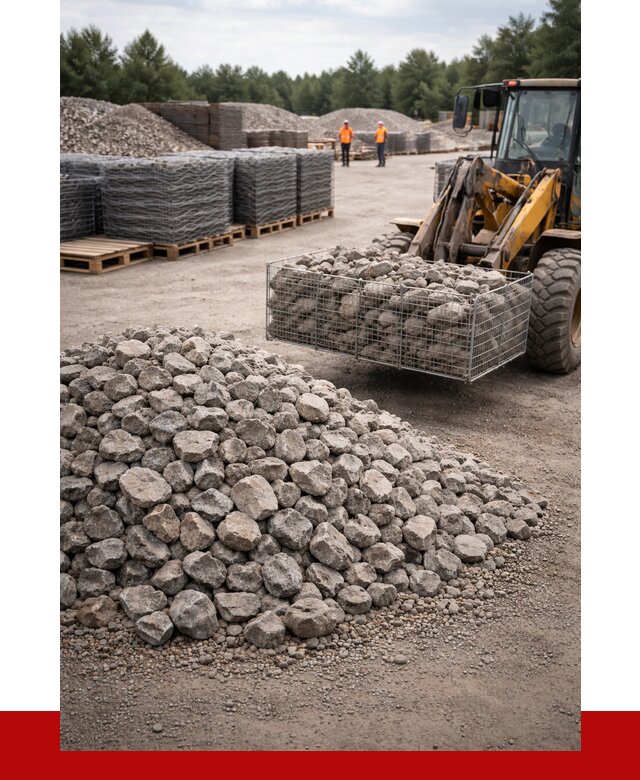 Камень для габионов фракция 70-150 в Симферополе от 4363 р. | ПРОНЕРУДСим