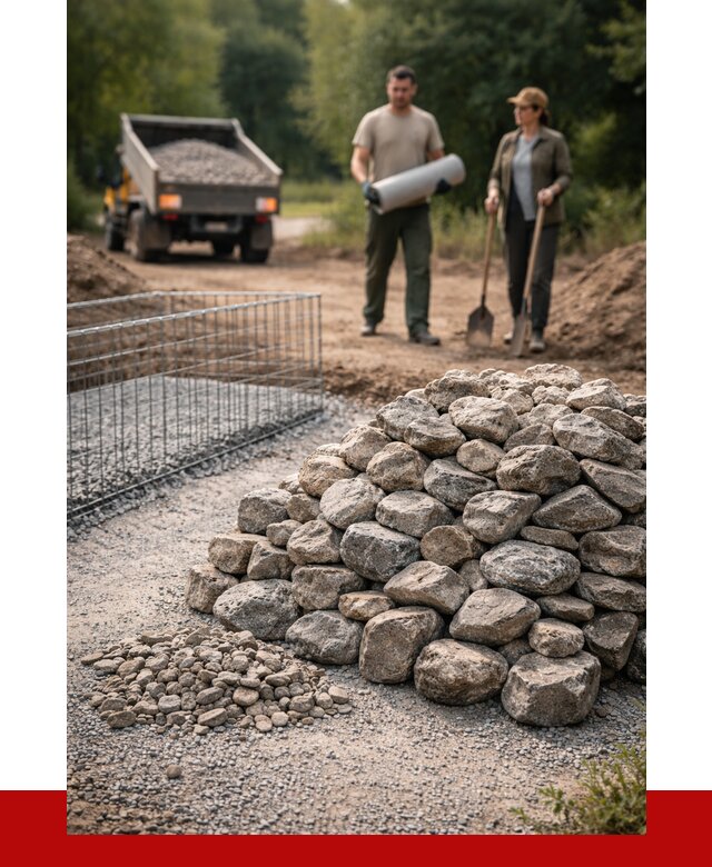 Камень для габионов фракция 100-200 в Симферополе от 4986 р. | ПРОНЕРУДСим