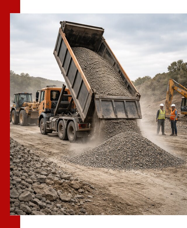 Щебёночно-песчаная смесь ЩПС С1 с доставкой в Симферополе