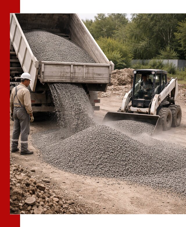 Доставка гравийного отсева 0-5 в Симферополе оптом и в розницу