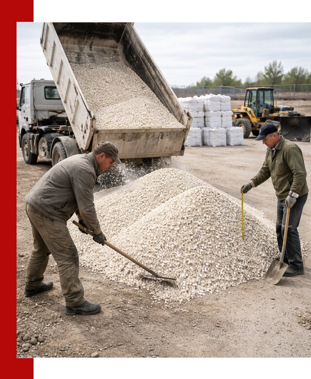 Мраморная крошка с доставкой и разгрузкой в Симферополе