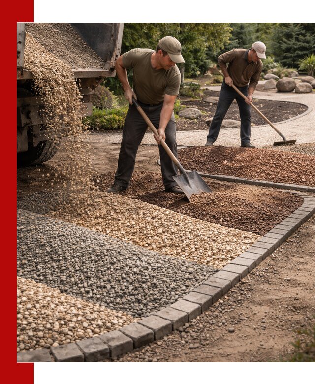 Декоративная крошка для ландшафта в Симферополе — продажа и доставка