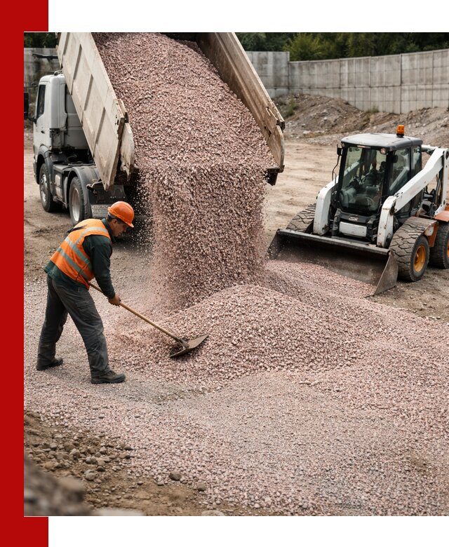 Крошка розовый гранит с доставкой в Симферополе от производителя