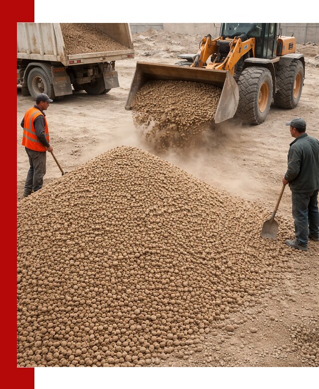 Керамзит фракция 10-20 с доставкой в Симферополе