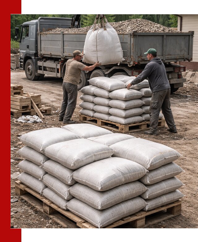 Керамзит в мешках с доставкой в Симферополе от компании-поставщика