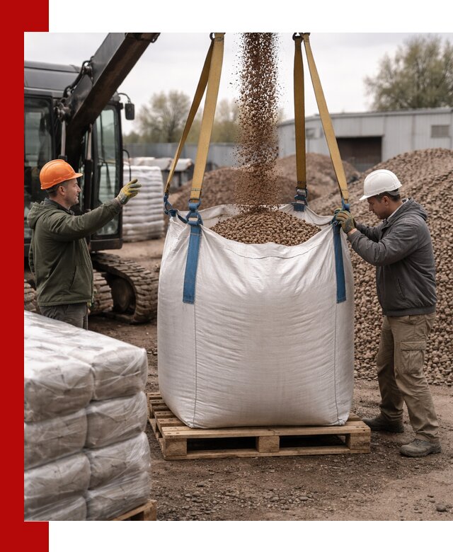 Керамзит в биг-бегах с доставкой в Симферополе