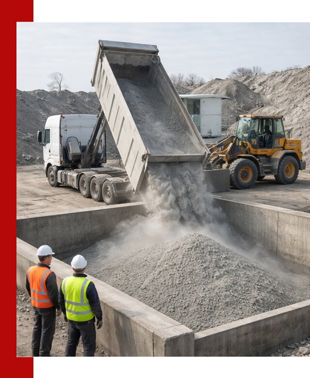 Доставка цемента навалом в Симферополе крупными партиями