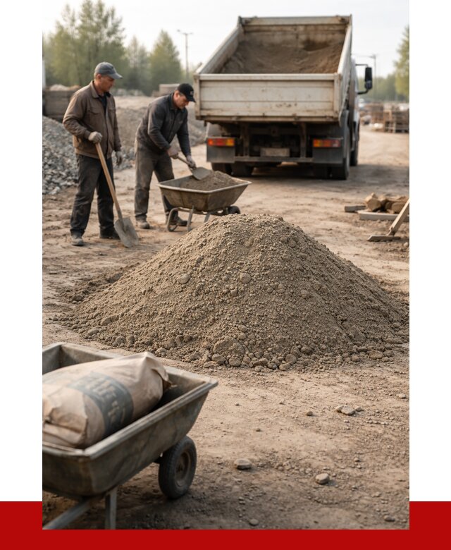 Цементно-песчаная смесь М150 в Симферополе от 4882 р. | ПРОНЕРУДСим