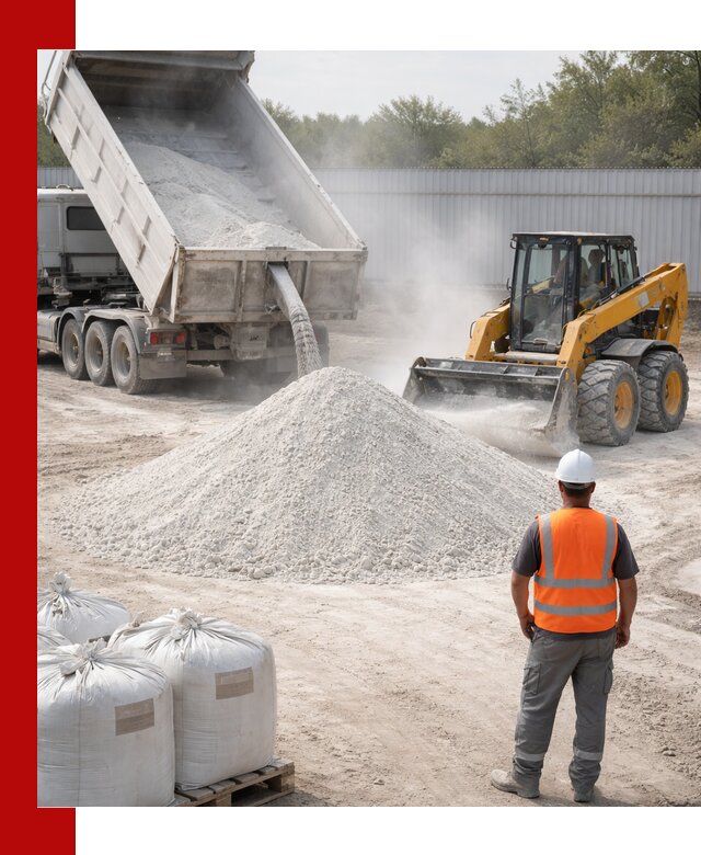 Доставка и продажа известняковой муки в Симферополе