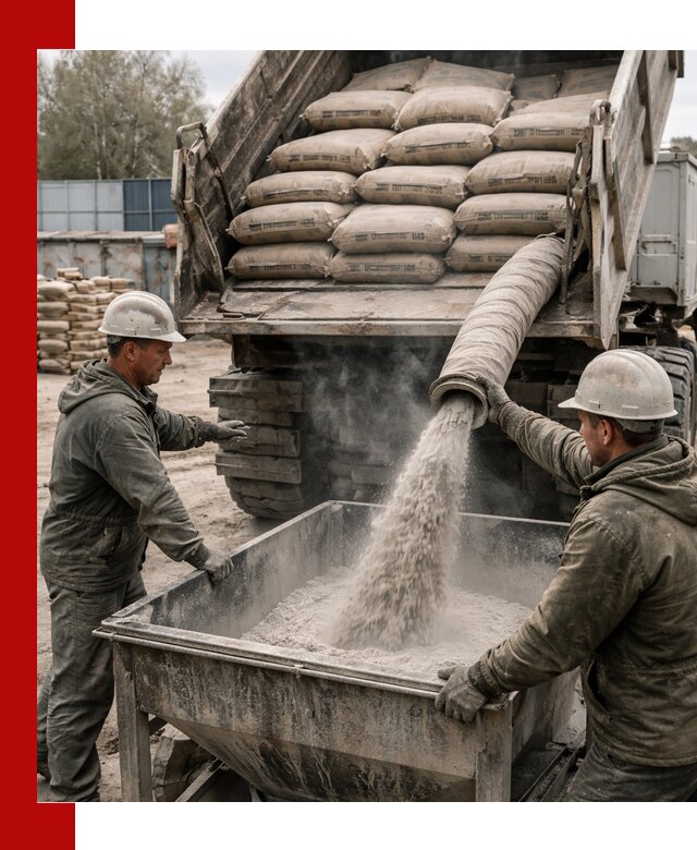 Доставка цемента М400 в Симферополе оптом и в розницу