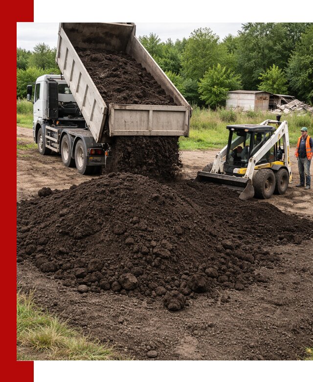 Поставка плодородной земли с доставкой самосвалом в Симферополе