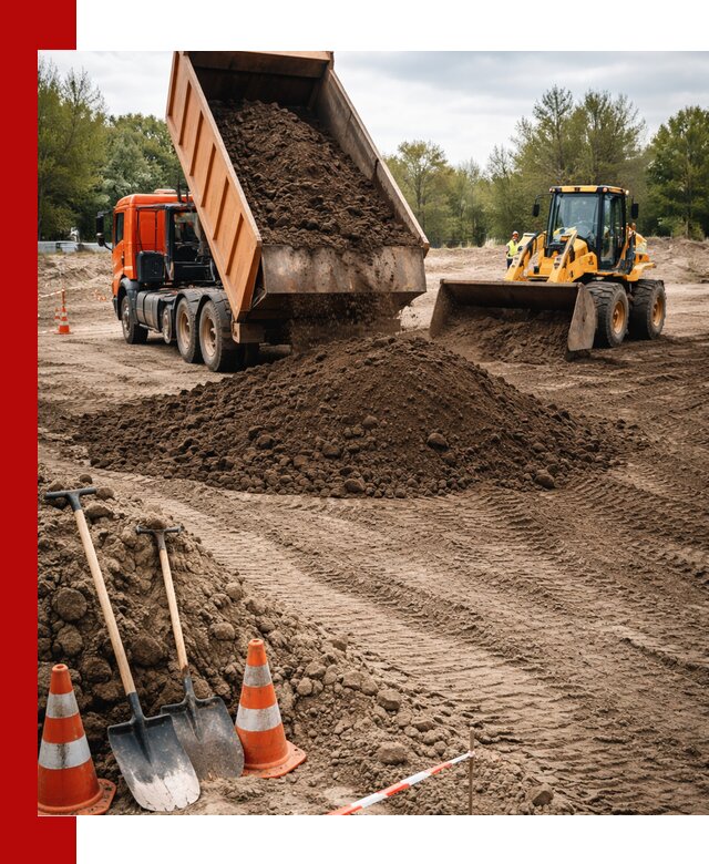 Поставка и доставка планировочного грунта в Симферополе